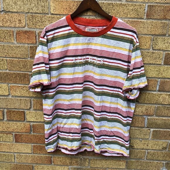 Vintage Striped Guess Shirt XL - Picture 1 of 3
